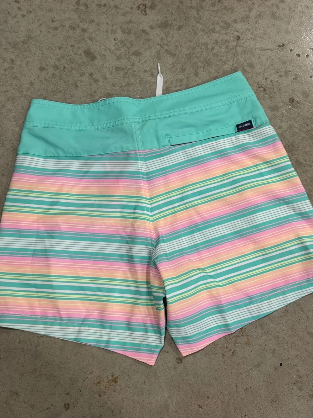 Chubbies Pastel Swim Shorts - Mint, Pink & Yellow